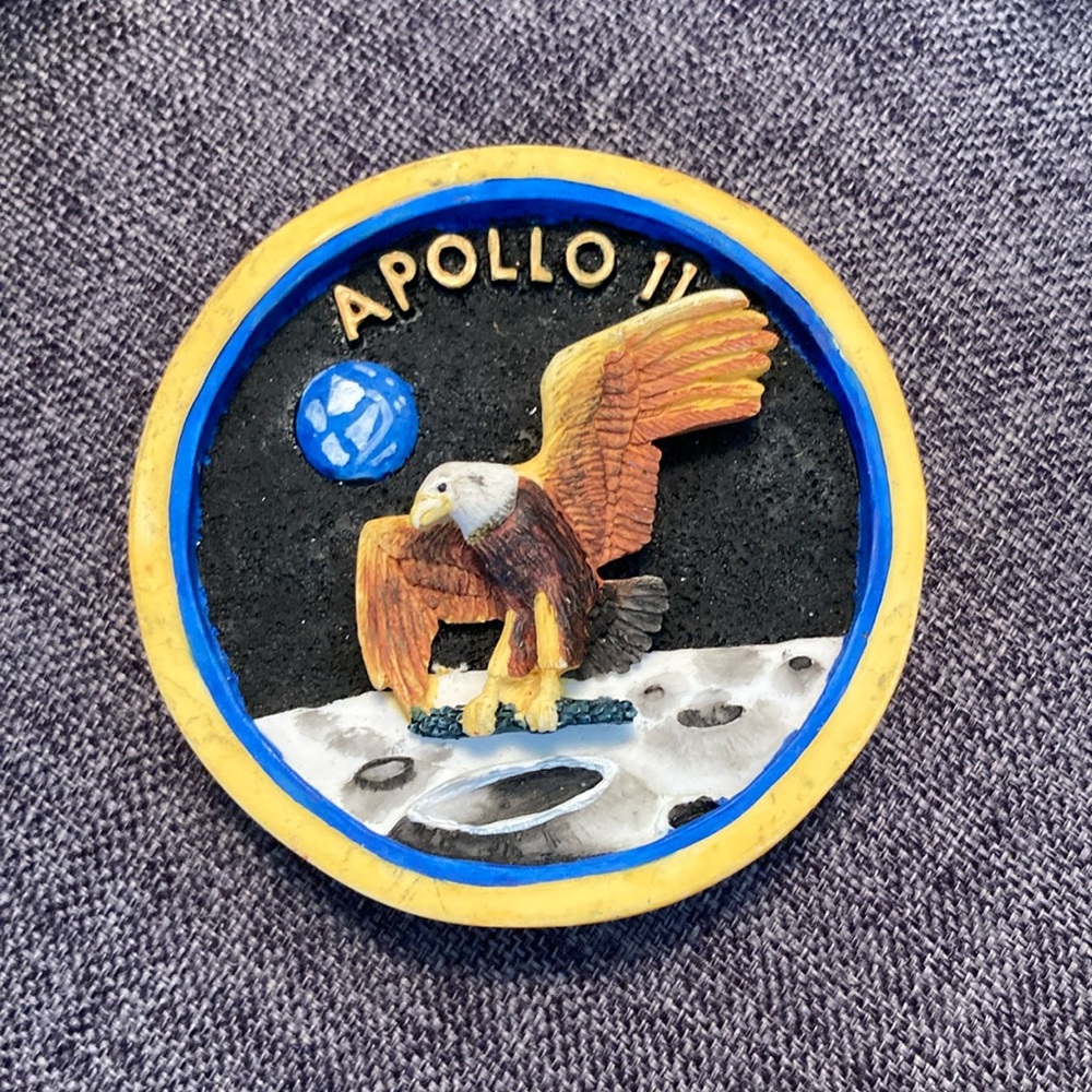 1997 Apollo 11 Commemorative Ceramic Magnet